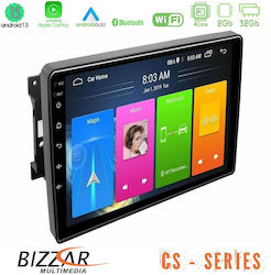 Bizzar Sistem Audio Auto 2DIN (Bluetooth/USB/WiFi/GPS/Apple-Carplay/Android-Auto) cu Ecran Tactil 10"