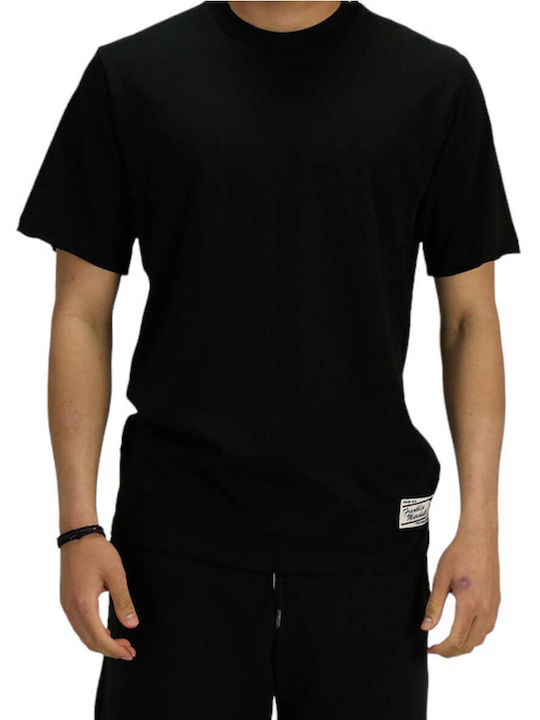 Franklin & Marshall Men's Short Sleeve T-shirt BLACK