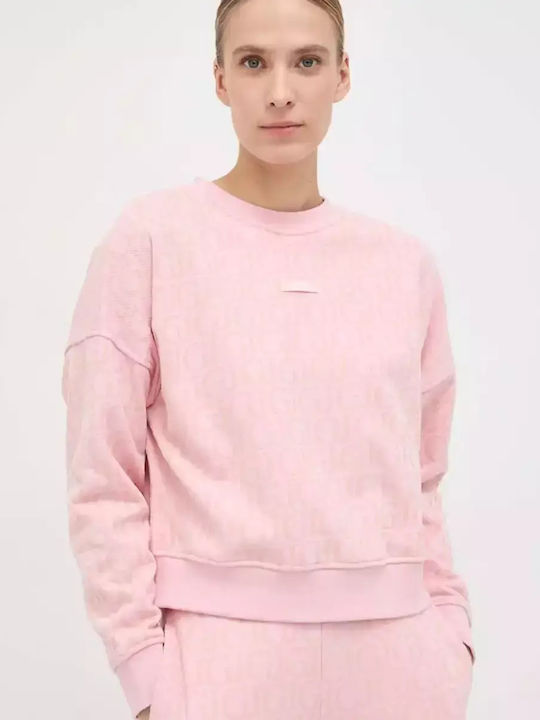 Guess Women's Long Sweatshirt Pink
