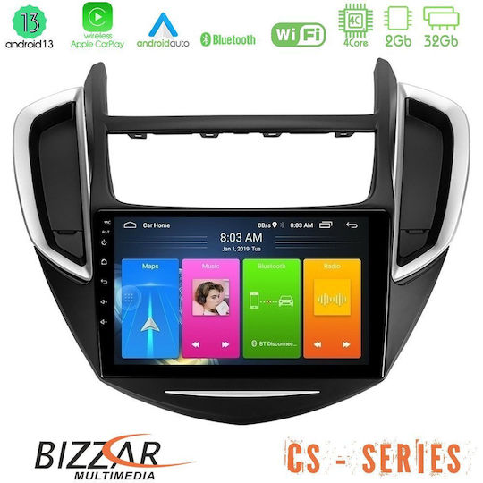 Bizzar Sistem Audio Auto 2DIN (Bluetooth/USB/WiFi/GPS/Apple-Carplay/Android-Auto) cu Ecran Tactil 9"