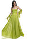 RichgirlBoudoir Maxi Dress for Wedding / Baptism Green