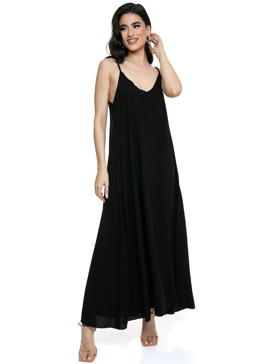 RichgirlBoudoir Sommer Maxi Abendkleid Schwarz