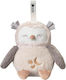 Tommee Tippee Παιχνίδι Ύπνου Ollie Deluxe Η Κουκουβάγια από Ύφασμα με Λευκούς Ήχους, Φως και Αισθητήρα Κλάματος για Νεογέννητα