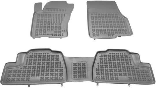 Rezaw Plast Set of Front and Rear Mats 3pcs Tray Type for Mercedes-Benz M Class 1998-2005 Black