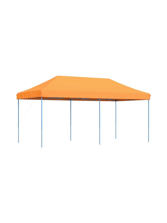 vidaXL Πτυσσόμενο Κιόσκι Κήπου Πορτοκαλί 5.8x2.92m