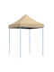 vidaXL Faltbarer Pavillon Garten Beige 2x2m