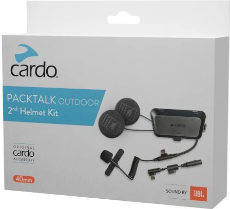 Cardo Packtalk Outdoor 2nd Helmet Kit Σετ Ακουστικών Jbl & Μικροφώνου Ενδοεπικοινωνίας