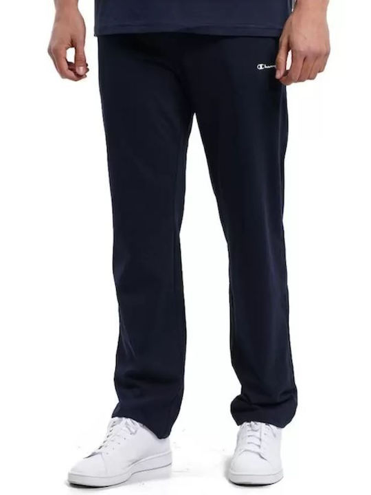 Champion Straight Hem Pants Παντελόνι Φόρμας Navy Μπλε