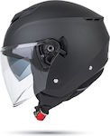 Yohe 852 SV Black Mat Motorradhelm Jet 1200gr