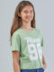 Admiral Kids' T-shirt QUIET GREEN