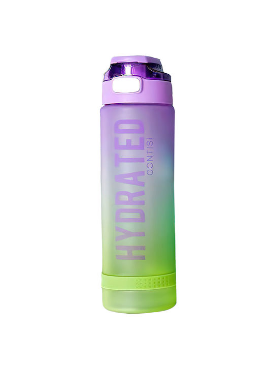 Tpster Παγούρι Πλαστικό 1000ml Μωβ