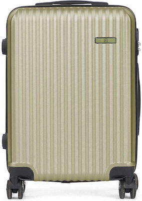 BigBuy Μεσαία Βαλίτσα Ταξιδιού Πράσινο με 4 Ρόδες Ύψους 57εκ.