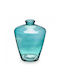 Atmosphera Διακοσμητικό Βάζο Glas Blau 10x10x13cm 1Stück