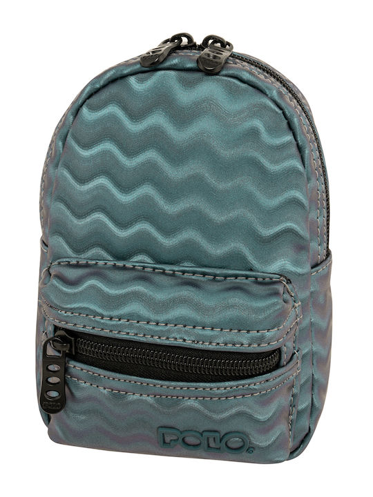 Polo Backpack for School Turquoise Mini