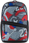 Jordan School Bag Backpack Junior High-High School in Gray color L39 x W17 x H48cm 29lt