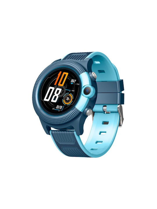 Kinder Smartwatch mit GPS und Kautschuk/Plastik Armband Blue