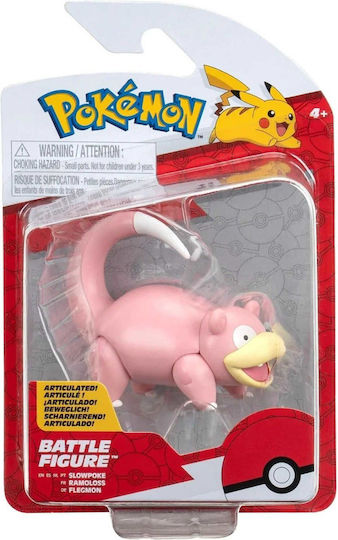 Jazwares Battle Pokemon Slowpoke για 4+ Ετών 8εκ. (Διάφορα Σχέδια)