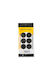 MGM 2530N Round Felts with Sticker 6pcs