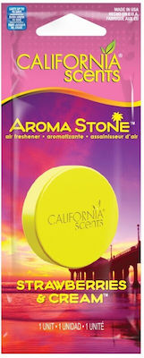California Scents Lufterfrischer Konsole/Anzeigetafel Auto Aroma Stone Erdbeere 1Stück