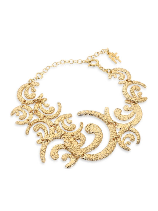 Folli Follie Wavy Flair Damen Armband Kette aus...