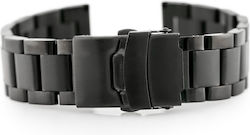 Pacific Metallic Bracelet Black 20mm