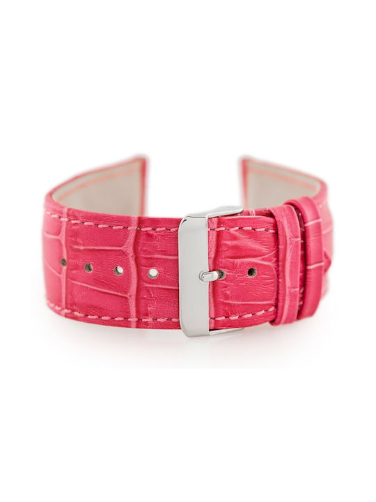 Pacific Leather Strap Pink 24mm