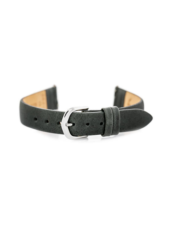 Bisset Leather Strap Gray 14mm