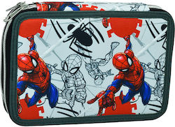 Gim Spiderman Ученически Несесер Пълен Тюркоазен