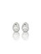 Mentzos Code Earrings made of Platinum with Stones