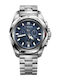 I.n.o.x Men's Watch 43mm Chronograph Battery with Silver Stainless Steel Bracelet