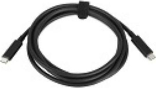 Lenovo USB Typ-C Kabel USB-C Männlich - USB-C Schwarzes 2m SC10Q58888
