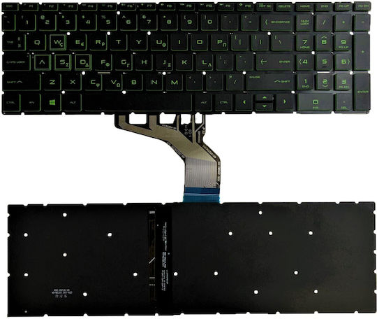 Лаптоп Клавиатура за HP 16-A0027NS със Задно Осветяване