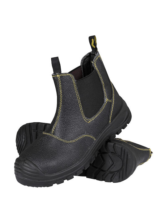 Reis Boots Safety Black S1 with Certification SRC