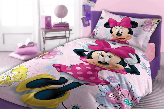 Dimcol Elektrische Gitarren Mit Gummizug Minnie 854 Rosa 160x240cm