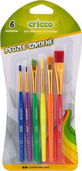 Cricco Set de Pensule de Pictură 6buc