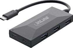 InLine Hub USB 13 Porturi (USB-C / USB-A) 35398 InLine Hub USB 13 Porturi (USB-C / USB-A) 35398