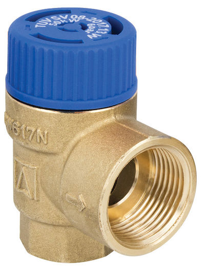 Afriso Two-Way Pressure Relief Valve ½" for boiler