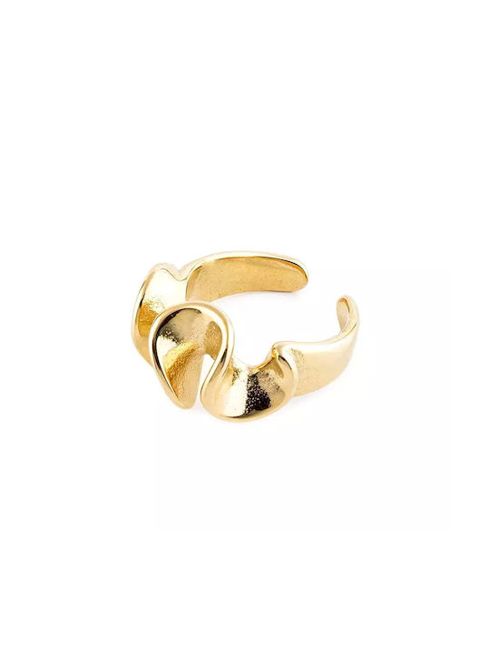 Awear Women's Gold Plated Steel Ring