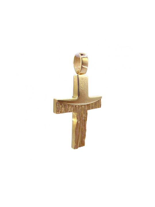 Velegrakis Herren Gold Kreuz 14K