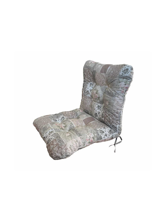 Linea Home Garden Chair Cushion with Backrest Bamboo Bamboo 50x100cm