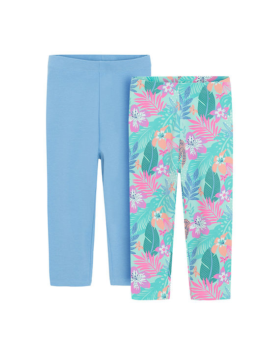 Cool Club Set de Leggings pentru Copii Lungi Blue and green