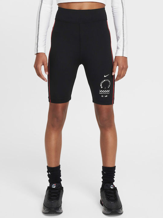 Kinder Leggings Sport Kurz Black Nsw 7