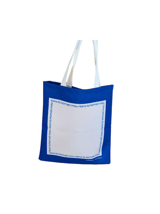Tote Cotton Shopping Bag Blue