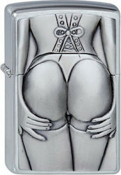 Zippo Girl Запалка Пламък В Сребрист Цвят