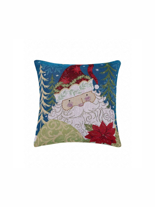 Silk Fashion Christmas Decorative Square Pillow...