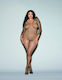 Dreamgirl Plus Size Sexy Bodystocking Mesh Black