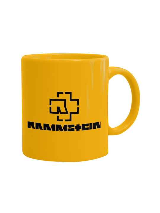 Koupakoupa Rammstein Керамична Чаша Жълта 330 ml