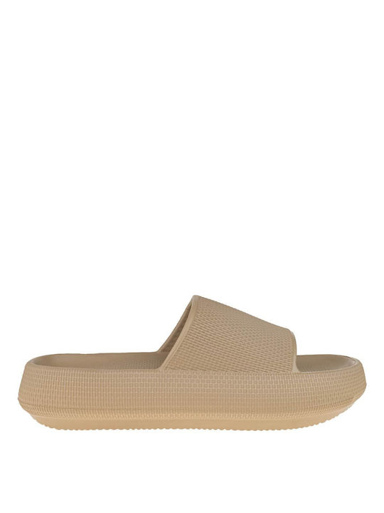 Mark Milan Men's Slides Beige