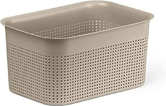 Rotho Babydesign Kunststoff Aufbewahrungsbox mit Deckel Braun 26.2x18cm 1Stück