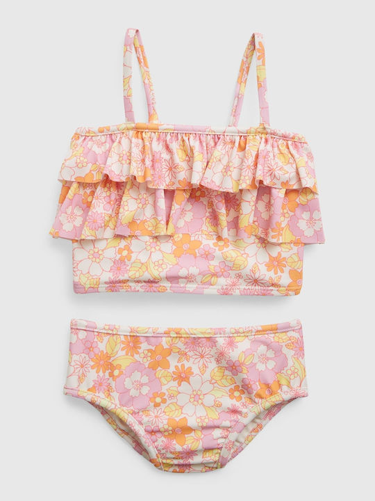 GAP Costum de baie pentru copii Bikini Costum de baie pentru copii Multi Flor Pink